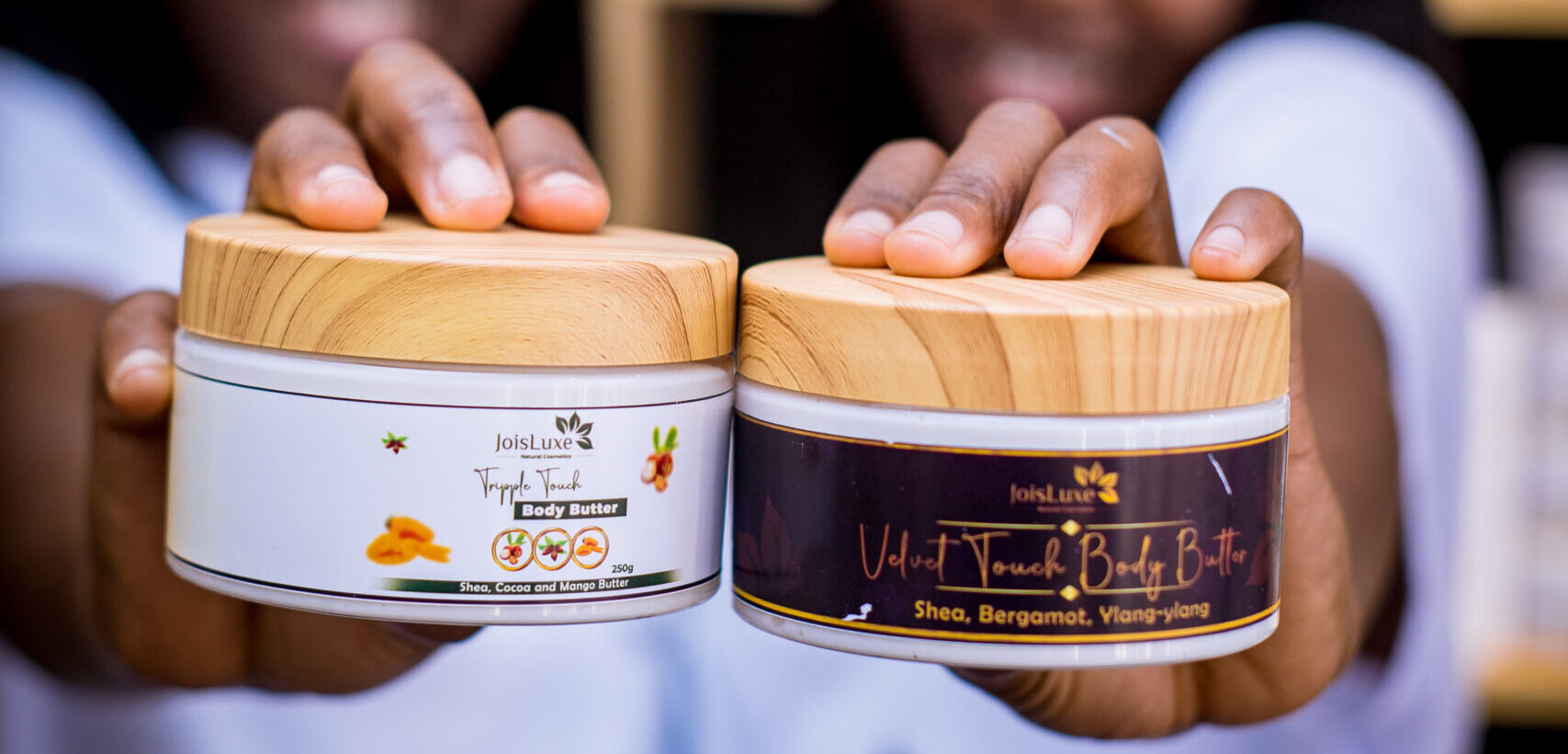 Velvet Touch Body Butter and Tripple Touch Body Butter in Shop